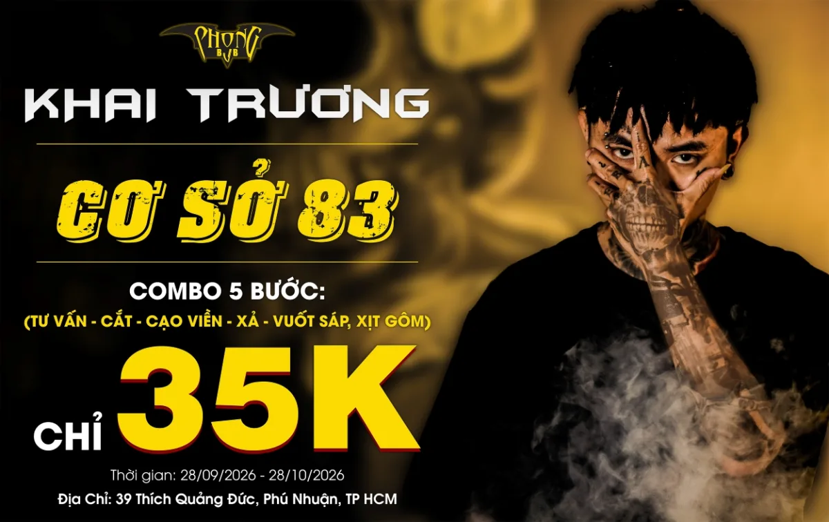 Phong BvB 39 THÍCH QUẢNG ĐỨC - KHAI TRƯƠNG CẮT TÓC CHỈ 35K!!!