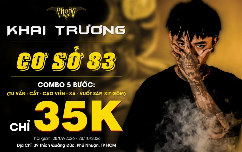 Phong BvB 39 THÍCH QUẢNG ĐỨC - KHAI TRƯƠNG CẮT TÓC CHỈ 35K!!!