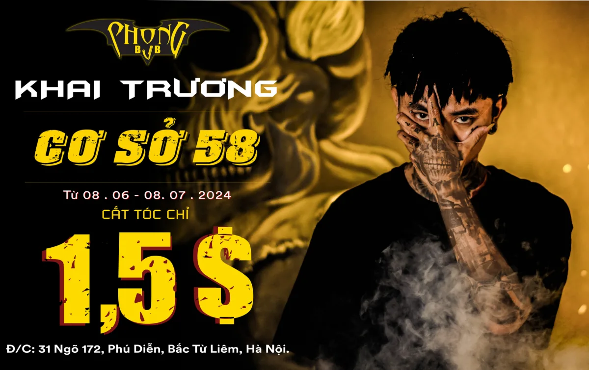 Sốc! Cắt tóc 1,5 đô tại cơ sở Phú Diễn nhân dịp khai trương