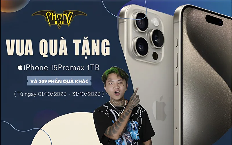 Cơ cấu giải thưởng chương trình Vua quà tặng Phong BVB 2023