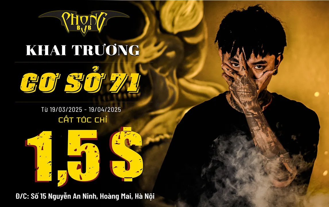 Cắt tóc 5 bước chỉ 35k tại Phong BvB 91 Nguyễn Chí Thanh!!