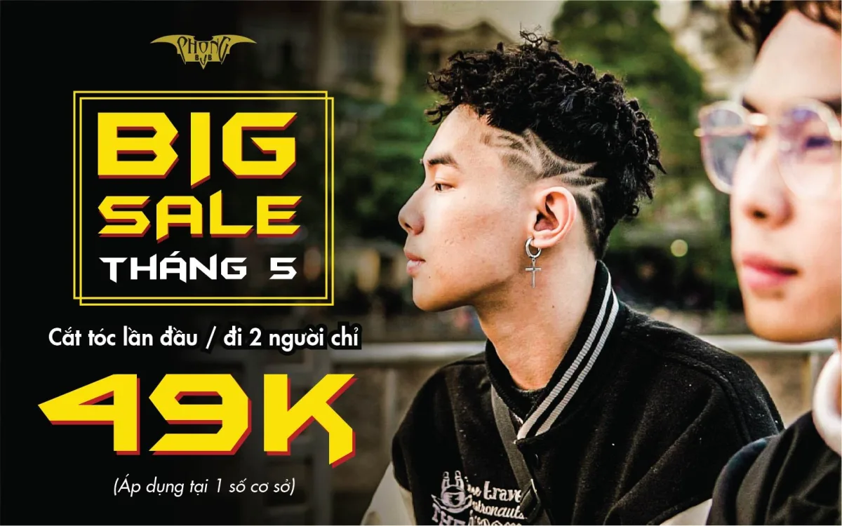 Chào hè! Phong BVB big sale cắt tóc chỉ 49k
